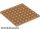 Lego Plate 8 x 8, Medium nougat