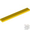 Lego Tile 1 X 8, Yellow