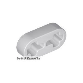 Lego Technic, Liftarm Thin 1 x 2 - Axle Holes, Light grey