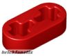 Lego Technic, Liftarm Thin 1 x 2 - Axle Holes, Red