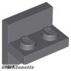 Lego Bracket 2 x 2 - 1 x 2 Centered, Dark gray