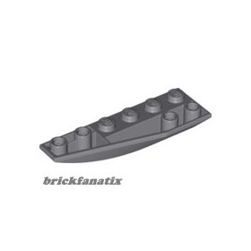 Lego Wedge 6 x 2 Inverted Left, Dark grey