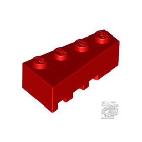 Lego RIGHT BRICK 2X4 W/ANGLE, Bright red