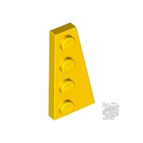 Lego Wedge, Plate 4 x 2 Right, Yellow