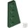 Lego Right Plate 2X4 W/Angle, Earth green