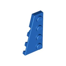 Lego Wedge, Plate 4 x 2 Left, Blue