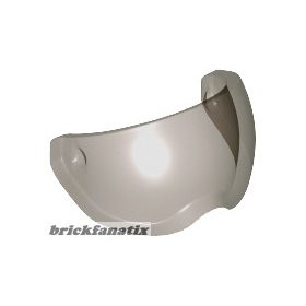 Lego Minifigure, Visor Flight Helmet, Trans brown