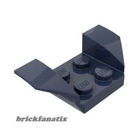 Lego Vehicle, Mudguard 2 x 4 with Flared Wings, Black