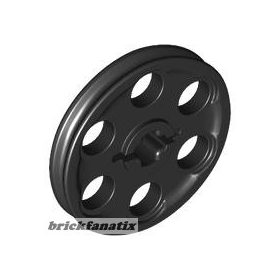 Lego Technic Wedge Belt Wheel (Pulley), Black