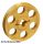Lego Technic Wedge Belt Wheel (Pulley), Pearl gold