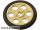 Lego Technic Wedge Belt Wheel (Pulley) with Black Technic Wedge Belt Wheel Tire (4185 / 2815), Tan