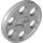 Lego WEDGE-BELT WHEEL Ø24, Light grey