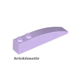Lego Slope, Curved 6 x 1 with 2 Studs, Levander