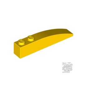 Lego Slope, Curved 6 x 1 with 2 Studs, Yellow
