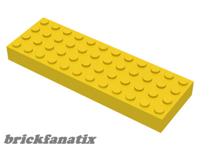 Lego Brick 4X12X1, Yellow