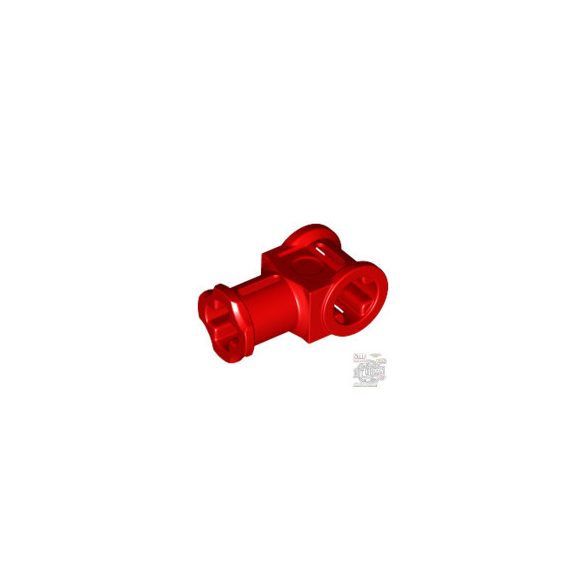 Lego Technic, Axle Connector with Axle Hole, Bright red