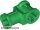 Lego Technic, Axle Connector with Axle Hole, Green