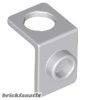 Lego Minifigure Neck Bracket with Back Stud - Thin Back Wall, Light bluish gray