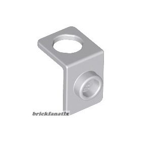   Lego Minifigure Neck Bracket with Back Stud - Thin Back Wall, Light bluish gray