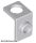 Lego Minifigure Neck Bracket with Back Stud - Thin Back Wall, Light bluish gray