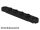 Lego Technic, Plate 1 x 6 with Toothed Ends, Black
