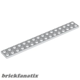 Lego Plate 2 X 16, White