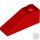 Lego ROOF TILE 1X3/25°, Bright red
