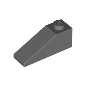 Lego ROOF TILE 1X3/25°, Dark grey