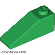 Lego ROOF TILE 1X3/25°, Green