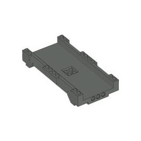 Lego Track System Straight Track 16 x 8 x 2, Dark grey