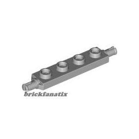 Lego BEARING PLATE 1X4, DOUBLE, Light gray