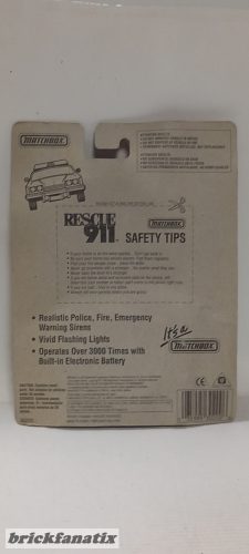 Matchbox Rescue 911 Ford Supervan II Light & Sound