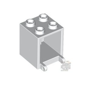 Lego Container, Box 2 x 2 x 2, White