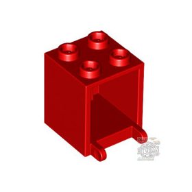 Lego MAILBOX, CASING 2X2X2, Bright red