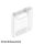 Lego Container, Box 2 x 2 x 2 Door with Slot, Trans clear