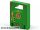 Lego Container, Box 2 x 2 x 2 Door with Slot with Black and Gold Dial, Handle, Key Hole, and 'Safe Co' Pattern, Green