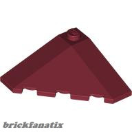 Lego TILTED CORNER 4X4 W/ANGLE, Dark red