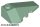 Lego Wedge 4 x 2 Triple Right, Sand green