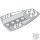 Lego Brick 4 X 6 W/Bow, Inverted, White