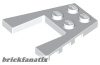 Lego Wedge, Plate 4 x 4, White