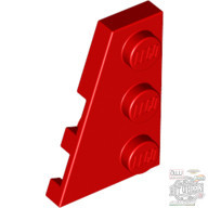 Lego LEFT PLATE 2X3 W/ANGLE, Bright red