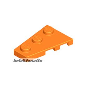 Lego LEFT PLATE 2X3 W/ANGLE Orange