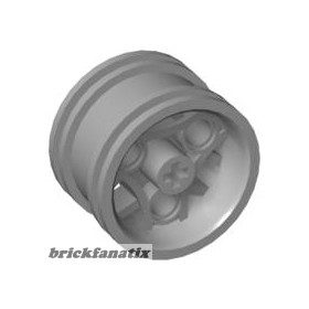   Lego Wheel 30.4mm D. x 20mm with 3 Pin Holes, Light bluish gray