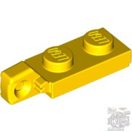 Lego PLATE 1X2 W/STUB VERTICAL/END, Bright yellow