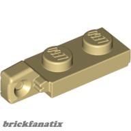 Lego PLATE 1X2 W/STUB VERTICAL/END, Tan