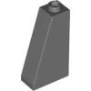 Lego ROOF TILE 1X2X3/73°, Dark grey