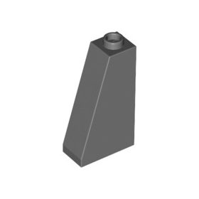 Lego ROOF TILE 1X2X3/73°, Dark grey
