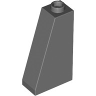 Lego ROOF TILE 1X2X3/73°, Dark grey