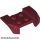 Lego Vehicle, Mudguard 2 x 4 with Headlights Overhang, Dark red