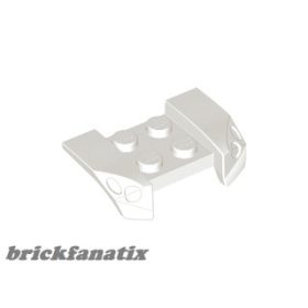 Lego RACERS GUARD 2,5 X 4, White